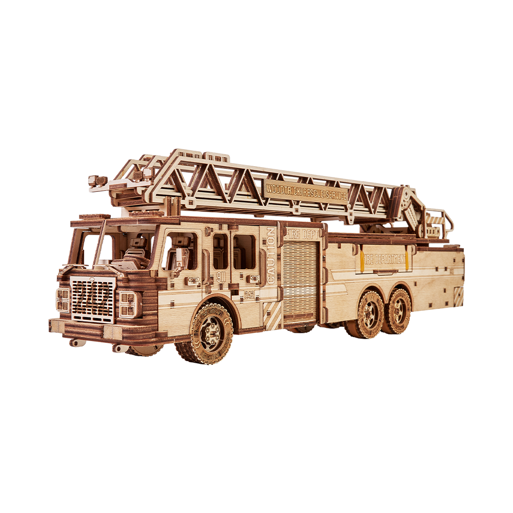  Metal Earth Fire Engine Truck 3D Metal Model Kit