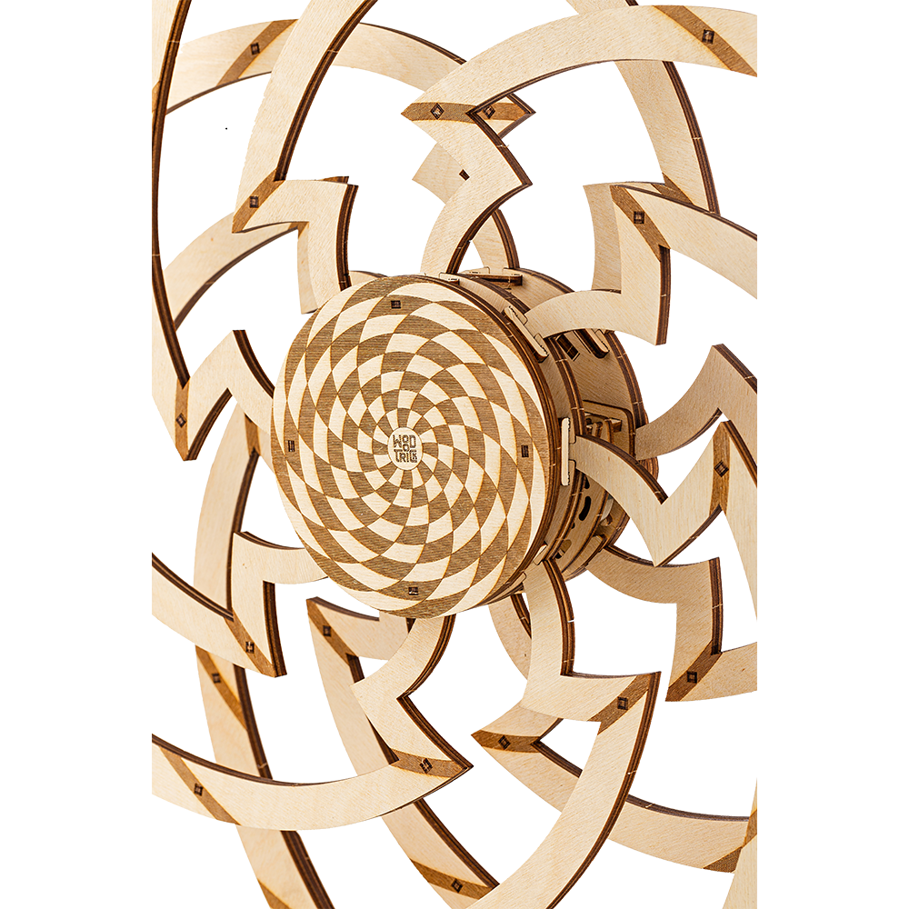 Wood Vortex Pattern Hypnotic Vortex Wood model kit ️ WoodTrick – Wood Trick
