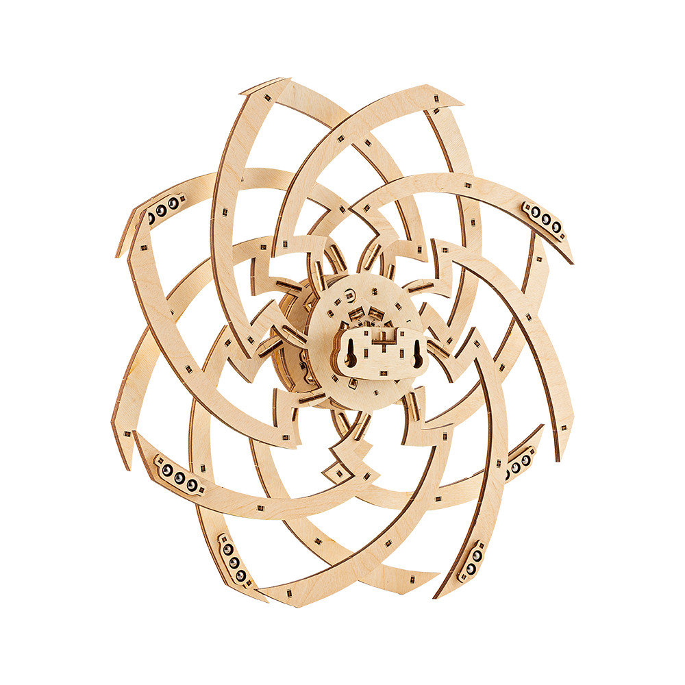 Wood Vortex Pattern Hypnotic Vortex Wood model kit ️ WoodTrick – Wood Trick