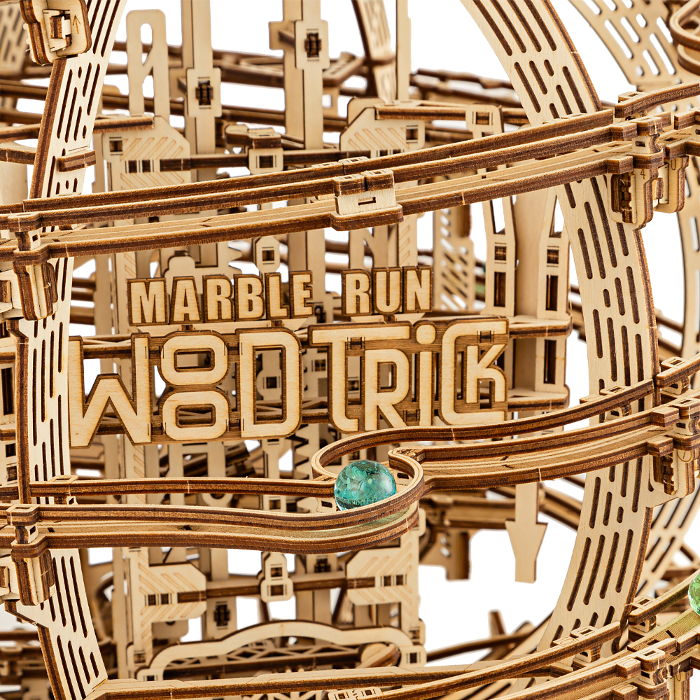 Gravity Marble Run Wood model kit ️ WoodTrick