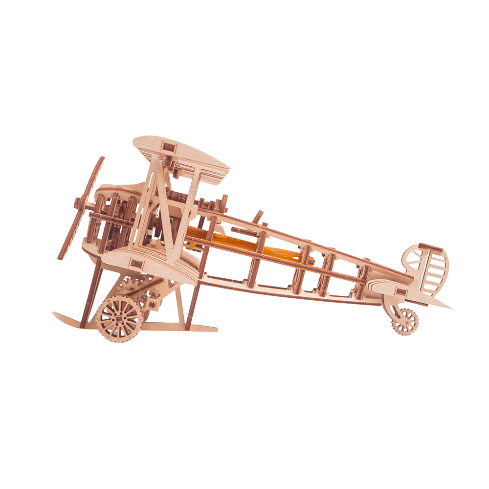 Pendaglio Babbo Natale su Aereo in Legno - Decorazione Albero - Mamo Pendaglio Babbo Natale su Aereo in Legno - Decorazione Albero - Mamo