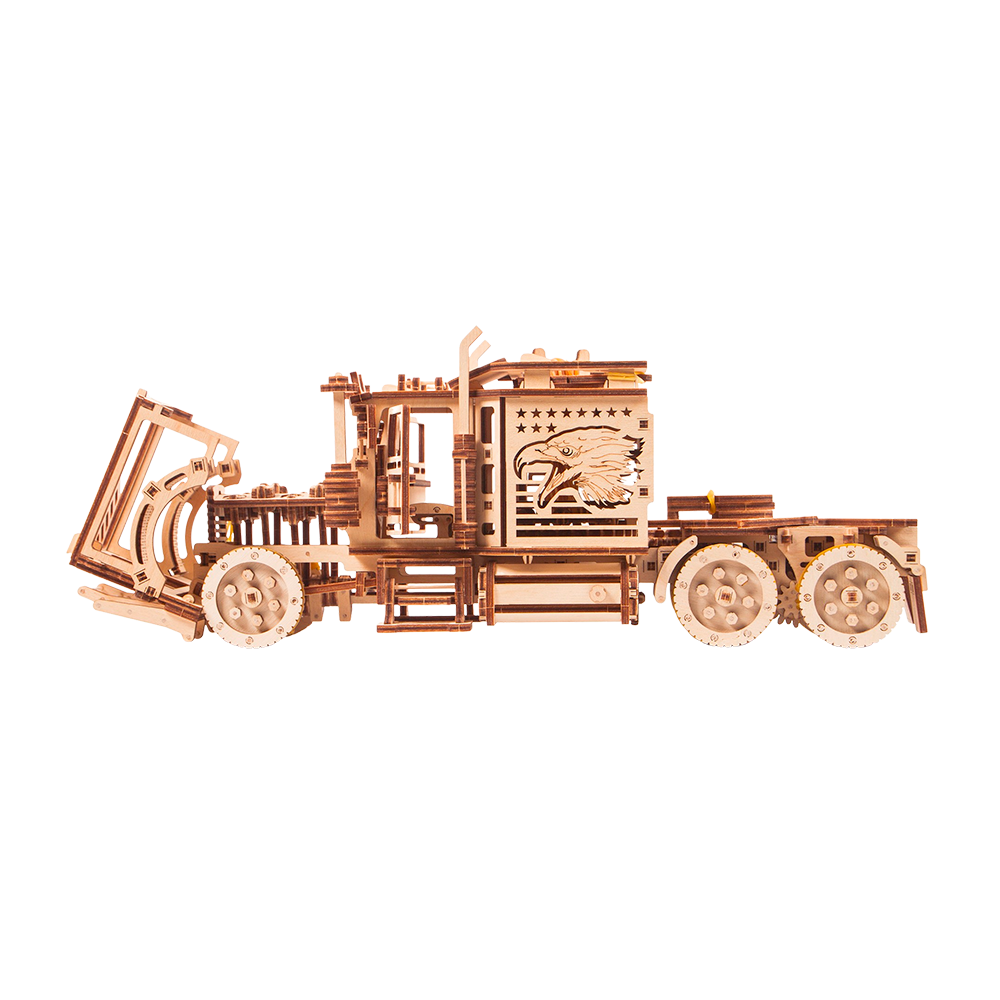 Wood Rik Rig Big Rig - 3D wooden mechanical model kit by WoodTrick.