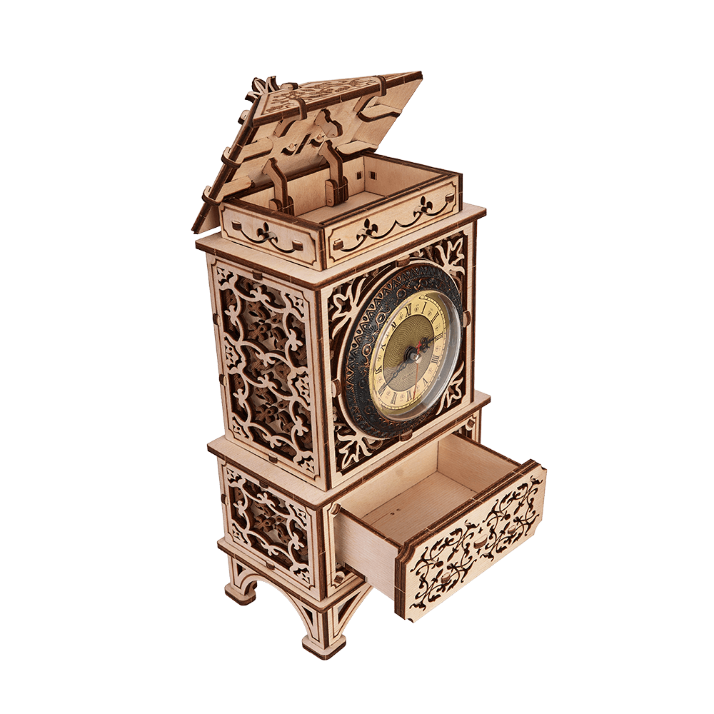 Classic clock 3D model Mechanical modeling for adults and kids